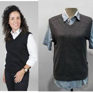 Mexx Gray Fitted sweater Vest